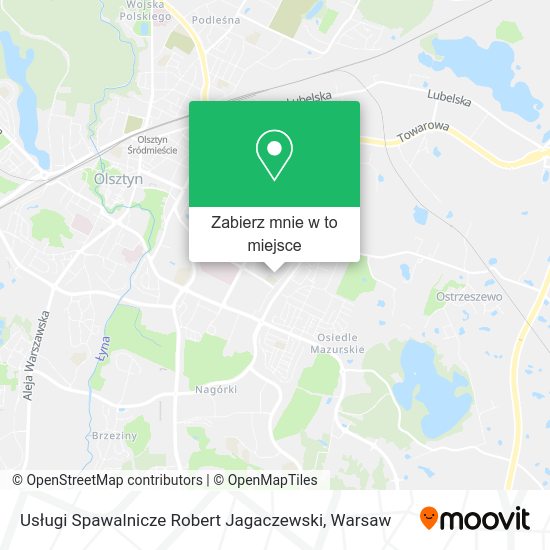 Mapa Usługi Spawalnicze Robert Jagaczewski