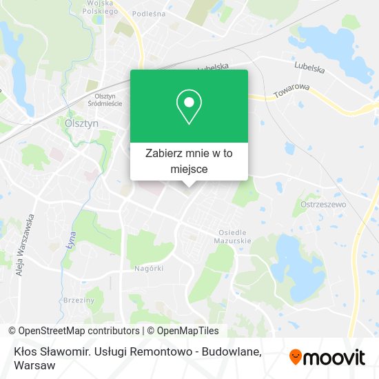 Mapa Kłos Sławomir. Usługi Remontowo - Budowlane