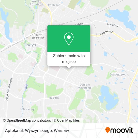 Mapa Apteka ul. Wyszyńskiego