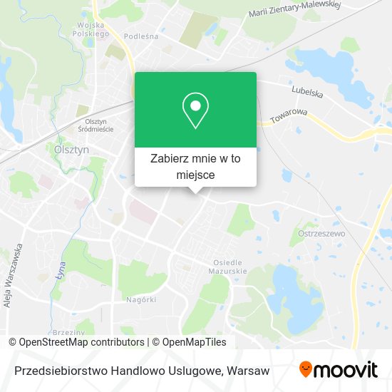 Mapa Przedsiebiorstwo Handlowo Uslugowe