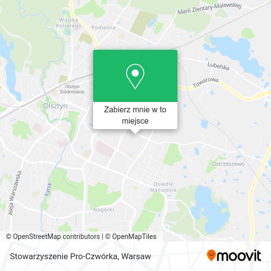 Mapa Stowarzyszenie Pro-Czwórka