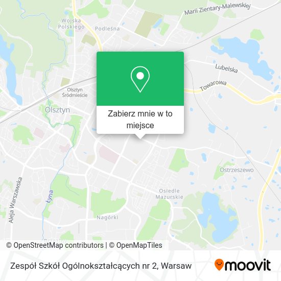 Mapa Zespół Szkół Ogólnokształcących nr 2