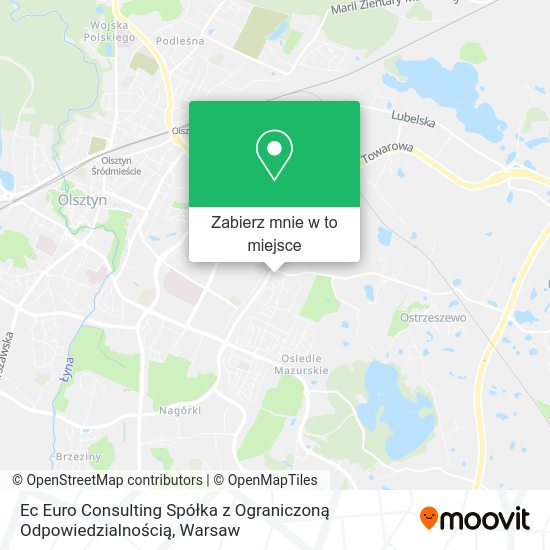 Mapa Ec Euro Consulting Spółka z Ograniczoną Odpowiedzialnością