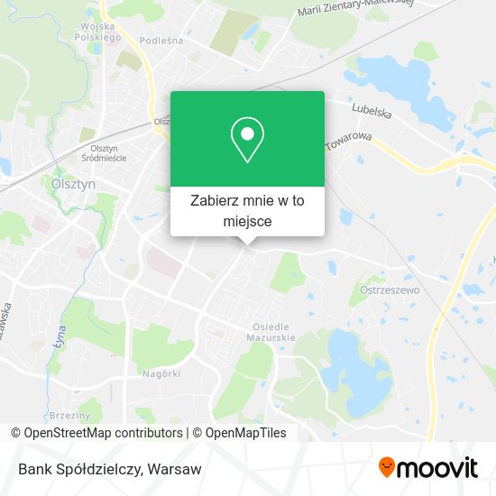 Mapa Bank Spółdzielczy