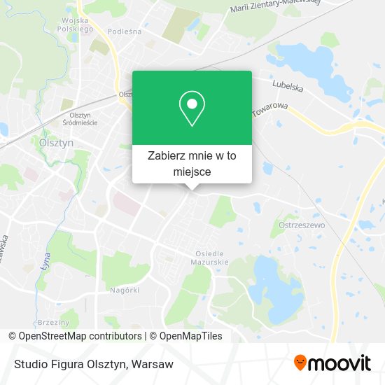 Mapa Studio Figura Olsztyn