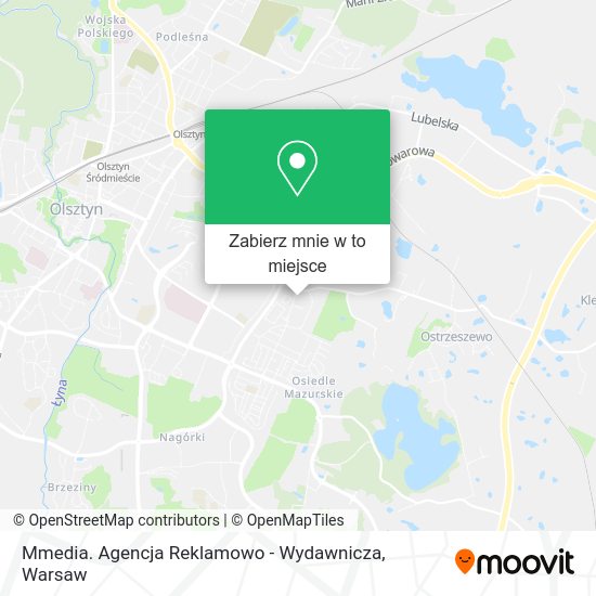 Mapa Mmedia. Agencja Reklamowo - Wydawnicza