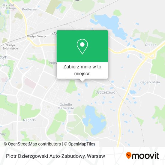 Mapa Piotr Dzierzgowski Auto-Zabudowy