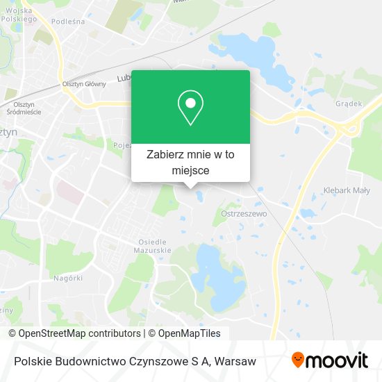 Mapa Polskie Budownictwo Czynszowe S A