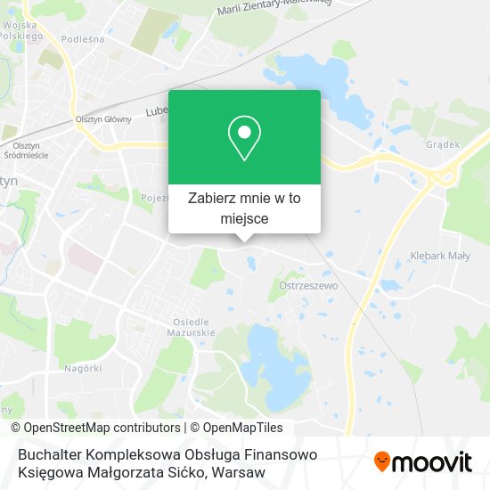 Mapa Buchalter Kompleksowa Obsługa Finansowo Księgowa Małgorzata Sićko