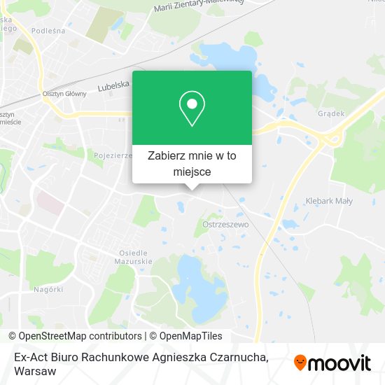 Mapa Ex-Act Biuro Rachunkowe Agnieszka Czarnucha