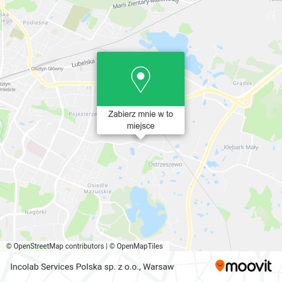 Mapa Incolab Services Polska sp. z o.o.