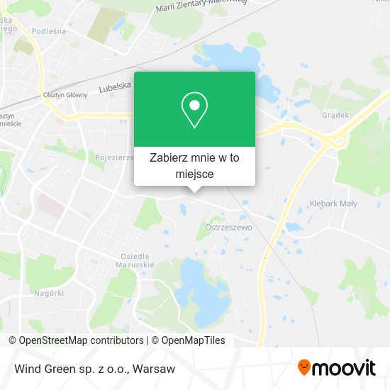 Mapa Wind Green sp. z o.o.