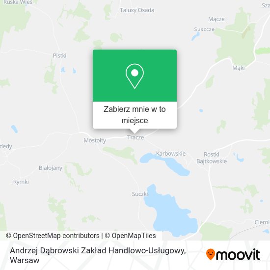 Mapa Andrzej Dąbrowski Zakład Handlowo-Usługowy