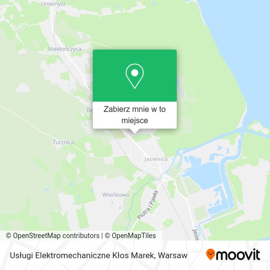 Mapa Usługi Elektromechaniczne Kłos Marek