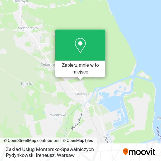 Mapa Zakład Uslug Montersko-Spawalniczych Pydynkowski Ireneusz