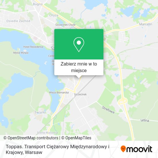 Mapa Toppas. Transport Ciężarowy Międzynarodowy i Krajowy