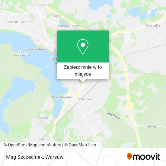 Mapa Mag Szczecinek