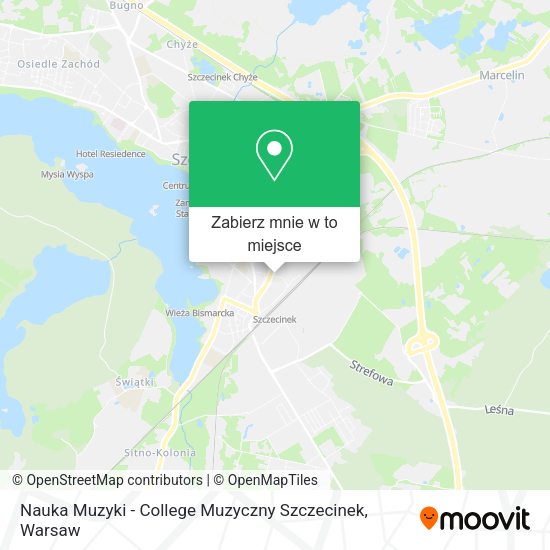 Mapa Nauka Muzyki - College Muzyczny Szczecinek