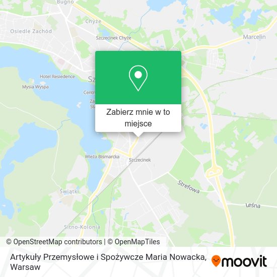 Mapa Artykuły Przemysłowe i Spożywcze Maria Nowacka