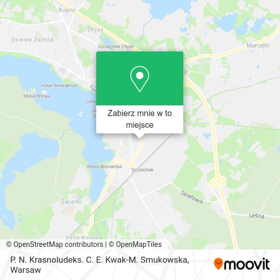 Mapa P. N. Krasnoludeks. C. E. Kwak-M. Smukowska