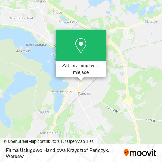 Mapa Firma Usługowo Handlowa Krzysztof Pańczyk