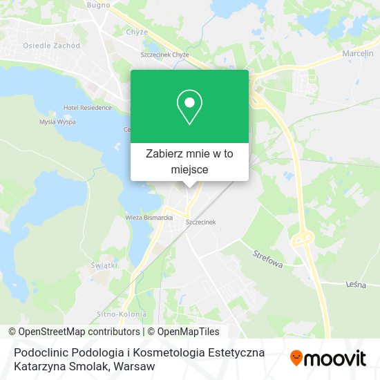 Mapa Podoclinic Podologia i Kosmetologia Estetyczna Katarzyna Smolak