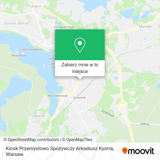 Mapa Kiosk Przemysłowo Spożywczy Arkadiusz Kyorra