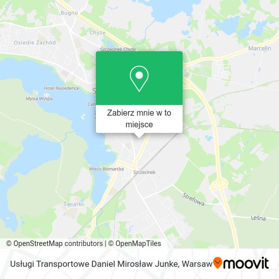 Mapa Usługi Transportowe Daniel Mirosław Junke