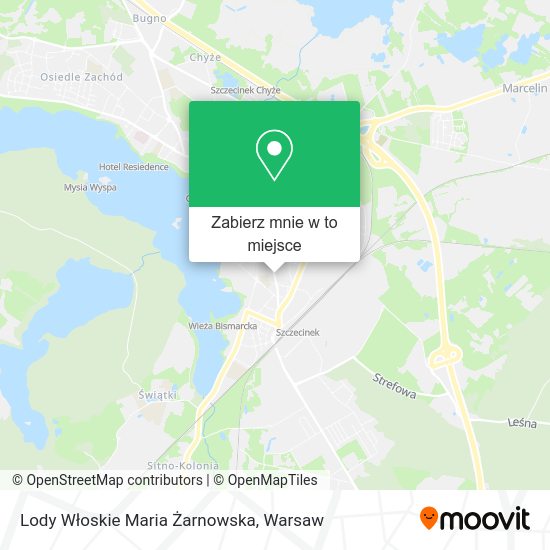 Mapa Lody Włoskie Maria Żarnowska