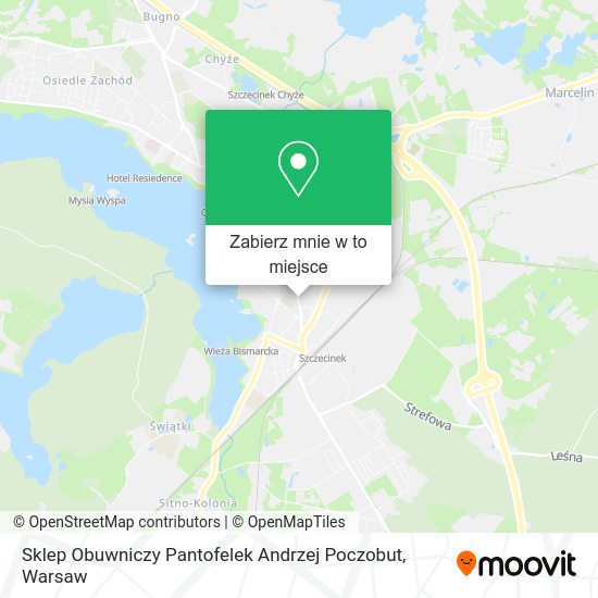 Mapa Sklep Obuwniczy Pantofelek Andrzej Poczobut