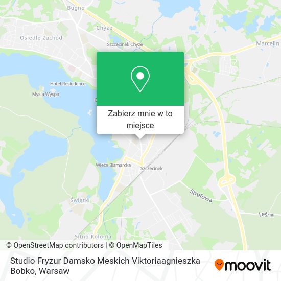 Mapa Studio Fryzur Damsko Meskich Viktoriaagnieszka Bobko