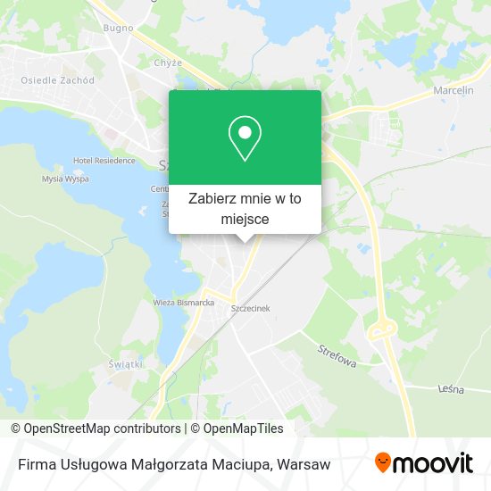 Mapa Firma Usługowa Małgorzata Maciupa