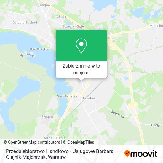 Mapa Przedsiębiorstwo Handlowo - Usługowe Barbara Olejnik-Majchrzak