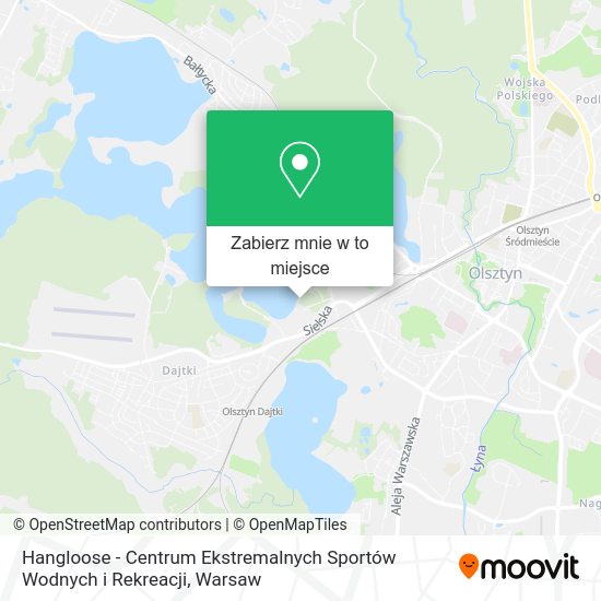 Mapa Hangloose - Centrum Ekstremalnych Sportów Wodnych i Rekreacji