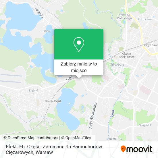 Mapa Efekt. Fh. Części Zamienne do Samochodów Ciężarowych