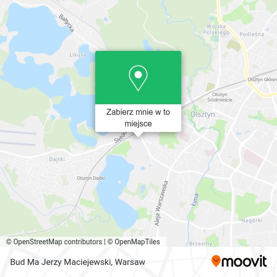 Mapa Bud Ma Jerzy Maciejewski