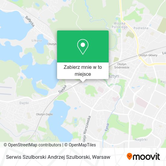 Mapa Serwis Szulborski Andrzej Szulborski