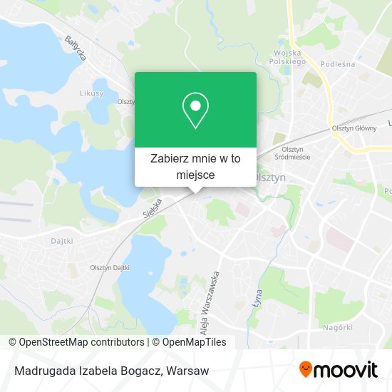 Mapa Madrugada Izabela Bogacz