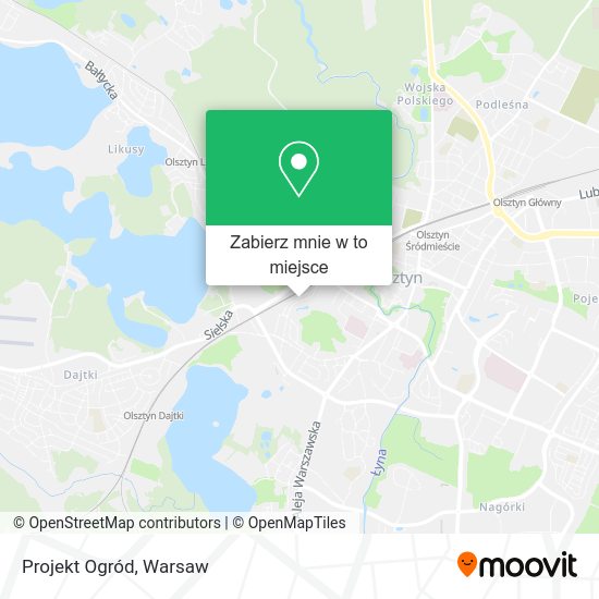 Mapa Projekt Ogród