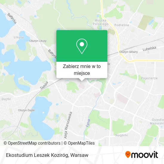 Mapa Ekostudium Leszek Koziróg