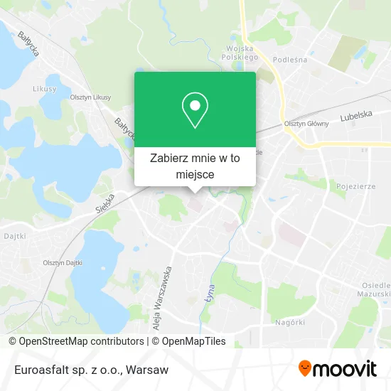 Mapa Euroasfalt sp. z o.o.