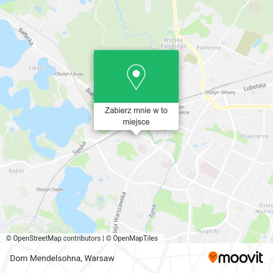 Mapa Dom Mendelsohna
