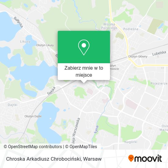 Mapa Chroska Arkadiusz Chrobociński