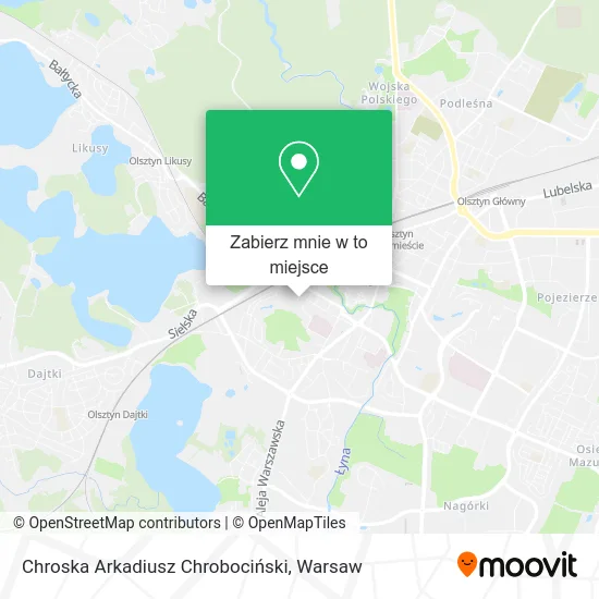 Mapa Chroska Arkadiusz Chrobociński