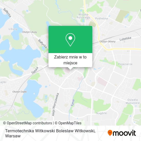 Mapa Termotechnika Witkowski Boleslaw Witkowski