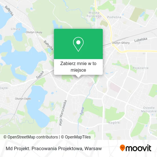 Mapa Md Projekt. Pracowania Projektowa