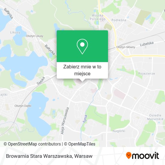 Mapa Browarnia Stara Warszawska