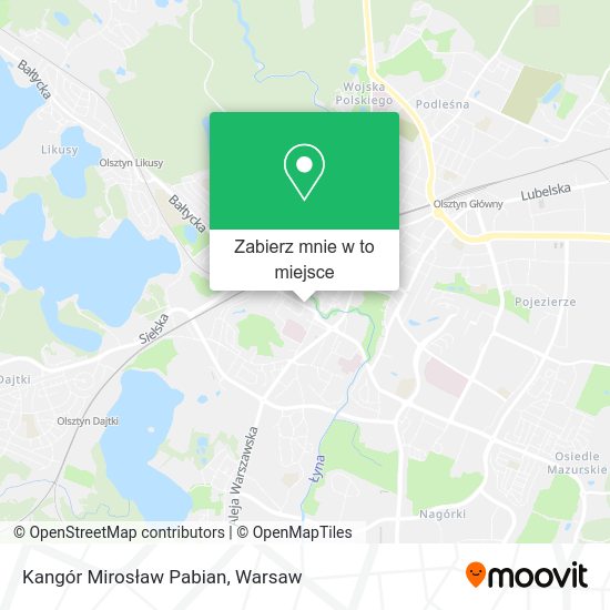 Mapa Kangór Mirosław Pabian