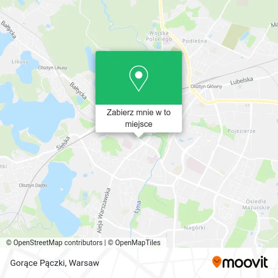 Mapa Gorące Pączki