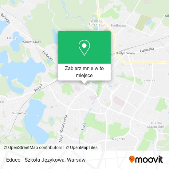 Mapa Educo - Szkoła Językowa